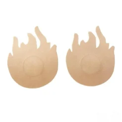 Tepelplakkers met Beige Vlammetjes