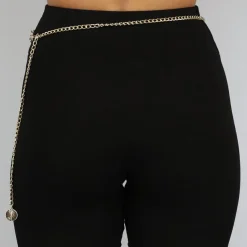 Triple Bodychain met love Munt