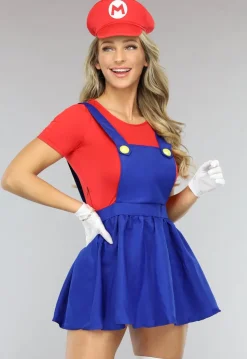 Vrouwelijk Mario Kostuum