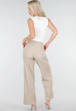 Witte Body met Vierkante Hals en Brede Bandjes