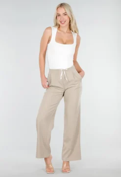 Witte Body met Vierkante Hals en Brede Bandjes