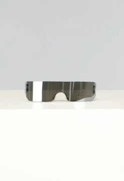 Witte Festival Bril met Spiegelglas
