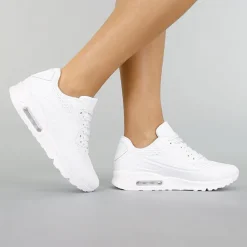 Witte Sneakers met Lucht Zool