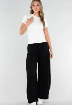 Witte Sport T-Shirt met Korte Mouwen en Stretch