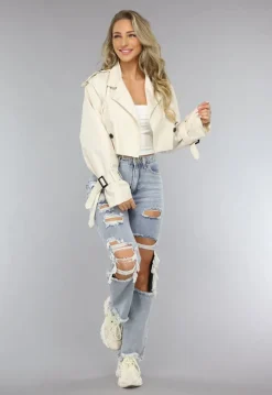 Witte Top met Strapless Model en Anti-Slip