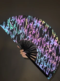 XXL Waaier met Reflecterende Print