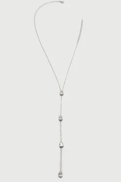 Zilveren Druppel Hals Bodychain