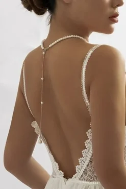 Zilveren Ketting met Parels en Hanger