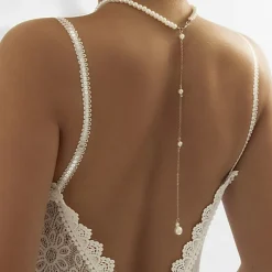 Zilveren Ketting met Parels en Hanger