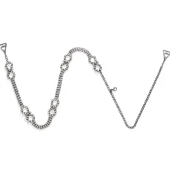 Zilveren Strass Bh Band met Infinity Teken