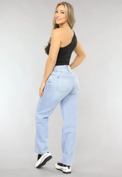 Zwarte Asymmetrische One Shoulder Top met Plooitjes