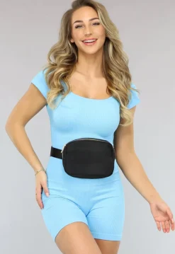 Zwarte Basic Fanny Pack