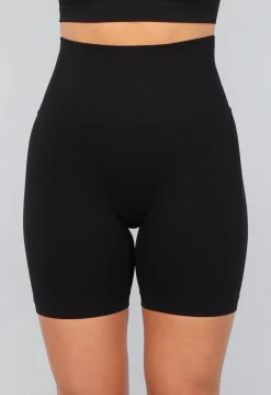 Zwarte Biker Short met Scrunch