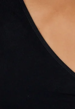 Zwarte Bodysuit met Vaste Choker