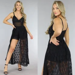 Zwarte Bohemian Ibiza Playsuit