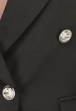 Zwarte Button Blazer