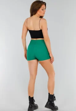 Zwarte Cropped Top met Spaghettibandjes en Dubbele Laag