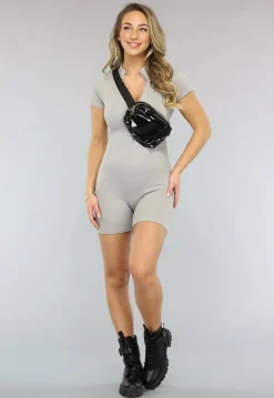 Zwarte Doorschijnende Fanny Pack