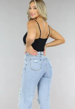 Zwarte Fijngebreide Stretch Bodysuit