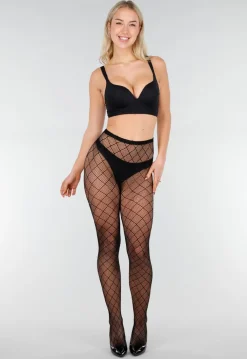 Zwarte Fishnet Panty