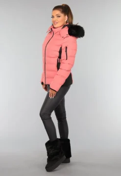 Zwarte Imitatie Bont Snowboots