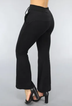 Zwarte Jogger met Flair Model