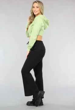 Zwarte Jogger met Flair Model