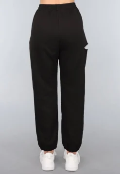 Zwarte Joggingbroek met Cutout