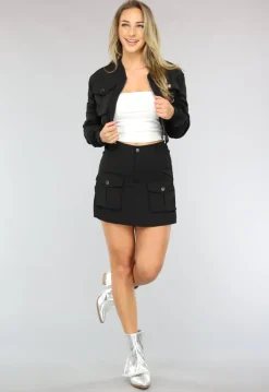 Zwarte Matching Skort Set
