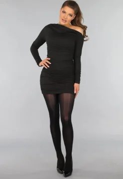 Zwarte Panty met Kanten Broekje