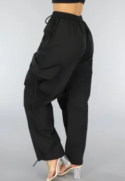 Zwarte Parachute Cargo Broek