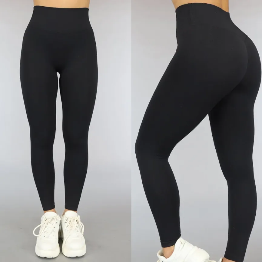 Zwarte Rib Sportlegging