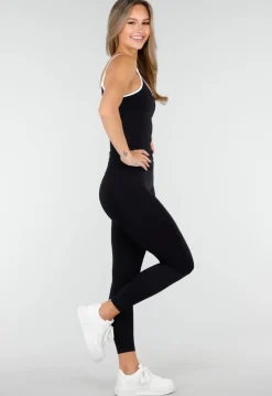 Zwarte Sportlegging met Hoge Taille en Stretch