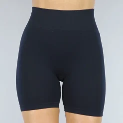 Zwarte Sport Short met Scrunch