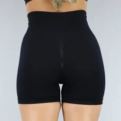 Zwarte Sport Short met Scrunch