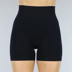 Zwarte Sport Short met Scrunch