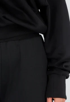 Zwarte Tall Jogger Set met One Shoulder Sweater