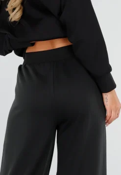 Zwarte Tall Jogger Set met One Shoulder Sweater