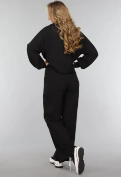 Zwarte Zipper Trui