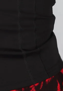 Zwart Fitness Vest met Duimgaten