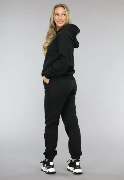 Zwart Fleece Joggingpak