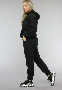 Zwart Fleece Joggingpak