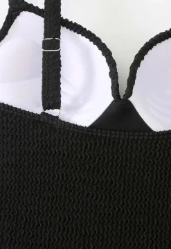 Zwart Maximizer Push-Up Badpak met Structuur