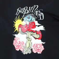 Zwart Oversized Trippy T-Shirt