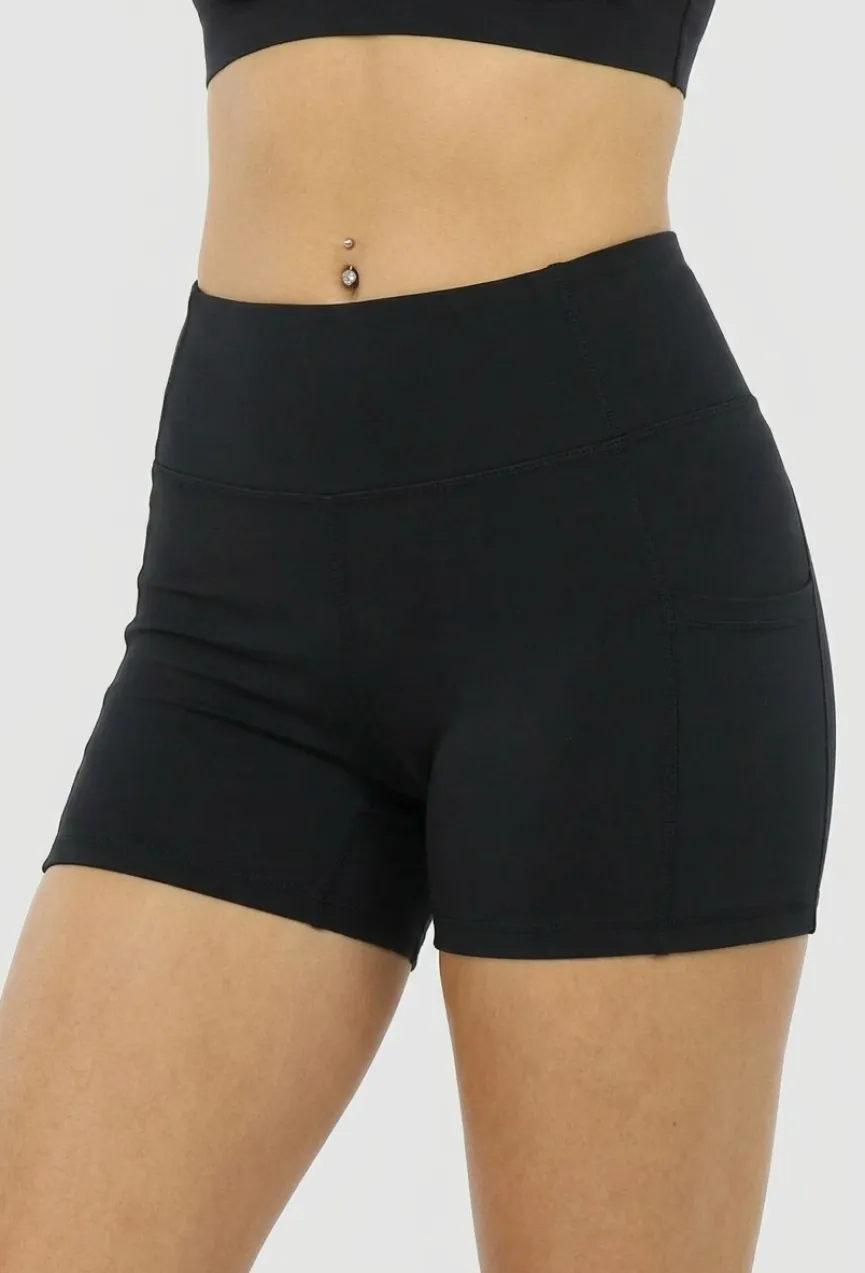 Zwart Stretch Sportjurkje met Pads, Los Broekje en Zakken