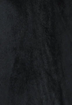 Zwart Velours Wide Leg Huispak
